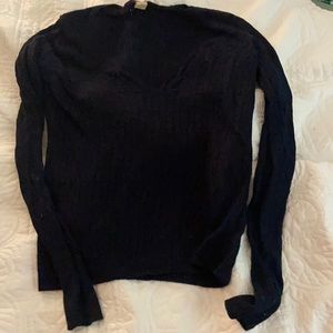 Vintage J Crew Linen Cable Knit Sweater
